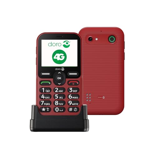 Doro Leva E10 4G Seniorenhandy ohne Vertrag, große Tasten, bedienfreundlich