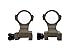 Monstrum Offset Cantilever Picatinny Scope Rings | 1 inch Diameter | Flat Dark Earth