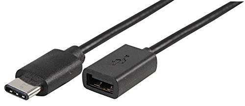 PRO SIGNAL PSG91201 USB-C Male to USB-A Female USB 2.0 Lead, 1m