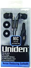 Uniden Noise Reducing Earbuds with Replacement Cushions
