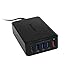 53W 5-Port USB/USB-C Wall Charger [Qualcomm Certified] QC 3.0, Type-C for Samsung, LG ,Nexus 5X 6P, iPhone, iPad and Android Devices (Black)