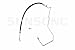 Sunsong 3401799 Power Steering Pressure Line Hose Assembly