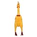 MAGGIFT Screaming Chicken Toy Rubber Squawking Chicken Fun Dog Toy 16 inch