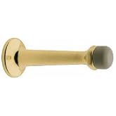 Baldwin Estate 4045.003 Base Mounted Wall Door Bumper in Lifetime Polished Brass, 3"