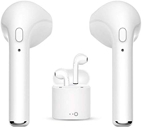 AOSHR Stereo Wireless Earbuds, Mini Wireless Headphones Hands-Free Calling Earphones Sport Driving Headsets with Mic and Charging case (Airpods)