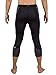DRSKIN Men’s 3/4 Compression Tight Pants Base Under Layer Running Shorts Warm Cool Dry (CA NP B-G817, M)