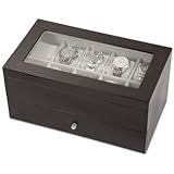 Things Remembered Personalized Extra-Large Wood Jewelry and Watch Box with Engraving Included