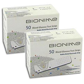 Bionime Rightest GS100 Diabetic Test Strips - 100 ea