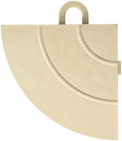 Speedway Garage Tile C789453BE Interlocking Ramp Edges Corner, Beige