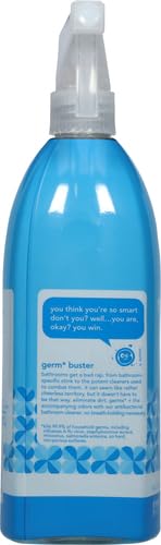 METHOD ANTIBACTERIAL BATHROOM CLEANER, SPEARMINT, REMOVES MOLD + MILDEW STAINS, 28 FL OZ