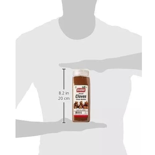 BADIA GROUND CLOVES, PREMIUM SPICE FOR BAKING, COOKING & BEVERAGES, WARM AROMATIC FLAVOR, 16 OZ