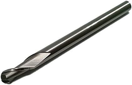 HSS AL Ball Nose End Mill Radius=3mm 2 Flute R3*12*D6*80 HSS-AL Ball nose EndMills Spiral Bit Milling Tools Router bits
