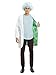 RICK AND MORTY Official Lab Coat Costume from Adult Swim - Size Large / XL