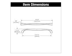 Hickory Hardware 5 Pack Solid Core Kitchen Cabinet