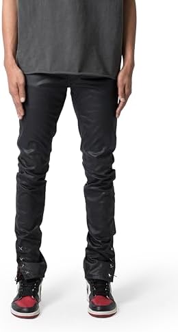 mnml Men's X43 Skinny Denim - Matte Black, 28 at Amazon Men's