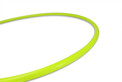 Colored Polypro Hula Hoop, So Many Colors To Choose From! (UV Yellow, 36" x 3/4" OD (Beginner))