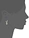 Amazon Collection Round Citrine Halo Leverback Earrings