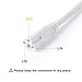 CNSUNWAY LIGHTING T5 Connector Wire, 4FT Double End 3 Pin Lamp Connecting Wire for T5 T8 Integrsted LED Tube Light Fitting (4FT, 2 Pack)