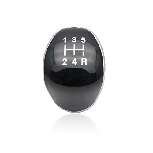 MASO 5 Speed Gear Stick Knob Black Insert Cap Cover Replacement for F o r d Focus