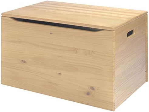 Little Colorado Toy Chest - Sturdy, Wooden Toy Chest for Kids / No Assembly Needed / Handcrafted in the USA (Knotty Pine Unfinished)