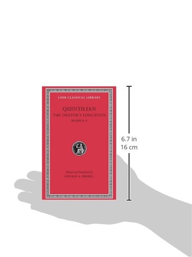 The Orator's Education, Volume III: Books 6-8