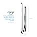 Chargii White Portable Battery Charger Built in Cable Compatible with iPhone Compatible Wall Plug AC Adapter USB-C + 2 USB Ports, Compact External Powerbank Cell Phone Compatible with iPhone, Android