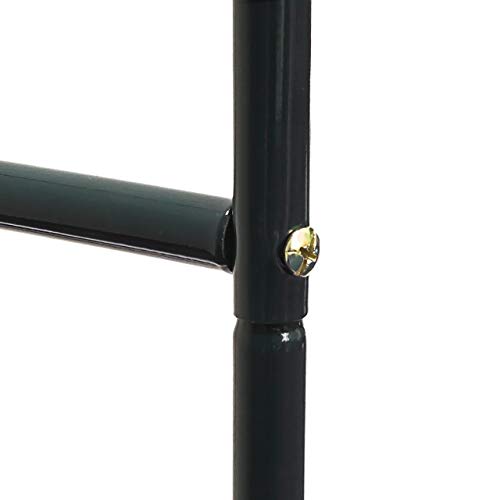 2er Set Rankbogen Metall geschwungen 240 cm, royaler Rosenbogen mit Spitze, Rankhilfe und Gartendeko für Draußen, grün – Bild 5