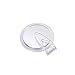 4 Inch 20x Magnifying Mirror, Compact Travel Mirror, Hand mirror with handle, Portable Close Up Mirror for Pocket/Handbag, Double sided, Foldable, Transparent