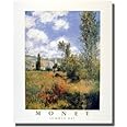 Wall Decor Claude Monet ILE Saint Martin, Vetheuil Impressionist Art Print Poster (16x20)