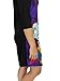 Disney Nightmare Before Christmas Women's 3/4 Sleeve Dorm Nightgown Pajamas (X-Large, Black/Purple)