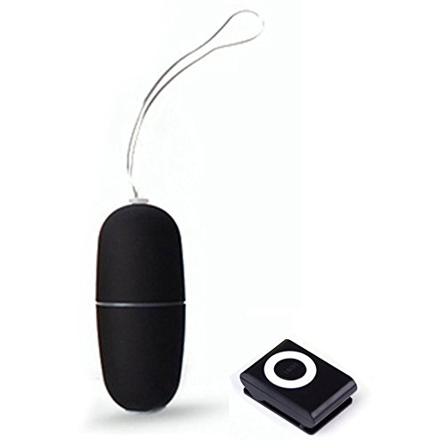 BluelansÂ® Vibrating Egg Wireless Vibrator Massage Ball with Wireless Remote Vibration Controller Adult Sex Toy (Black)