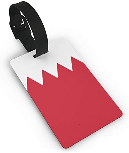 Bahrain Flag Luggage Tags Suitcase Labels Carry-on Id