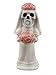 Love Never Dies Skeleton Bride and Groom Kissing Magnetic Salt and Pepper Shaker