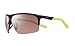Nike EV0801-607 Run X2 S E Sunglasses (One Size), Deep Burgundy/Volt, Max Speed Tint Lens
