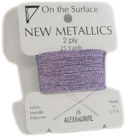 On The Surface Metallic Embellishment Thread 25 Yards ALEXANDRITE