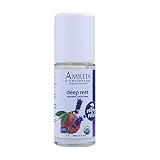 Deep Rest Roll-On Relief (Natural Sleep Aid) By Amrita Aromatherapy with Essential Oils of Red Mandarin, Lavender Extra, Sweet Marjoram & Mandarine Petitgrain - Organic Lotion Base (SIZE: 30ml)