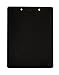 6 Pack Black Plastic Clipboard, Low Profile Clip, Clipboards for Classrooms, Offices, Restaurants, Doctor Offices, 6 Plastic Clipboard Pack