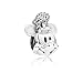 Pandora Disney Shimmering Steamboat Willie 925 Sterling Silver Charm - 797499CZ