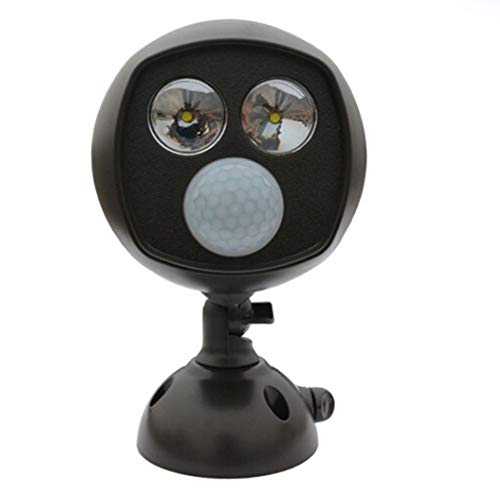yodaliy Waterproof Security Lights with Motion Sensor 30W Super Bright 450 Lumen LED Spotlight Battery Induction Lamp Wireless Intelligent LED PIR Floodlight Fitting for Garden,Garage,Pathway ect