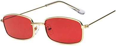 Sports Eyewear, Fishing Golf Goggles, Small Square Sunglasses Women Men Brand Designer Vintage Gold Clear Sun Glasses Unisex Couple Eyewear Small Size Shades