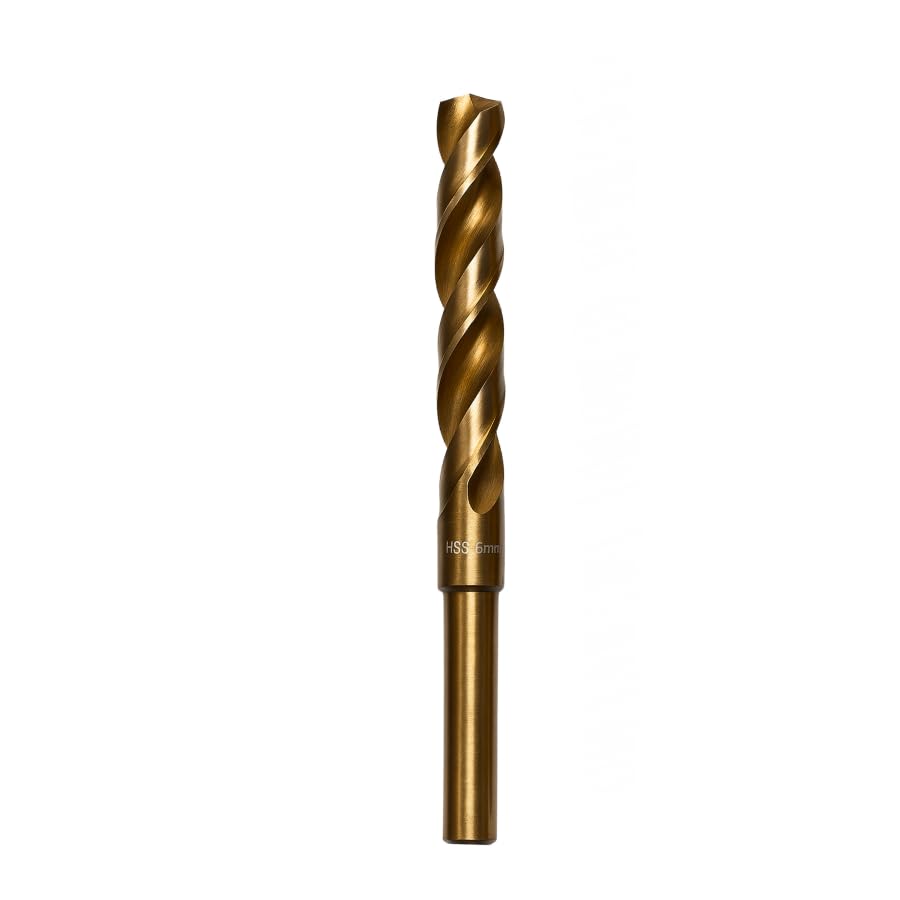 Premium Quality HSS M35 Cobalt 5% Metal Twist Jobber Drill Bit - Normal Shank/Reduced Shank 13mm - Drilling Stainless Steel & Hard Steel Metal Wood Aluminium Plastic (1, 17mm x 151mm)