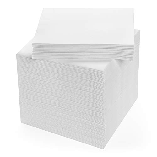 AH AMERICAN HOMESTEAD White Paper Napkins for Everyday Use. Disposable Lunch Napkins are Ideal
