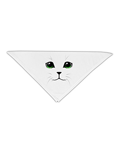TooLoud Green-Eyed Cute Cat Face Adult 19" Square Bandana
