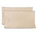 Cosy House Collection Everyday 1500 Series Pillowcases - Bedroom Essentials - Luxury Hotel Quality - Silky Soft & Smooth - Gentle & Skin Friendly - Set of 2 (Standard, Cream)
