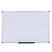 VIZ-PRO Magnetic Dry Erase Board, 48 X 24 Inches, Silver Aluminium Frame
