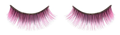 Zinkcolor Hot Pink Black False Synthetic Eyelashes E023 Dance Halloween Costume Zinkcolor Hot Pink Black False Synthetic Eyelashes E023 Dance Halloween Costume