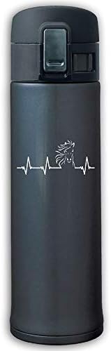 Horse Heartbeat Double Walled Stainless Steel Mug 17 Oz