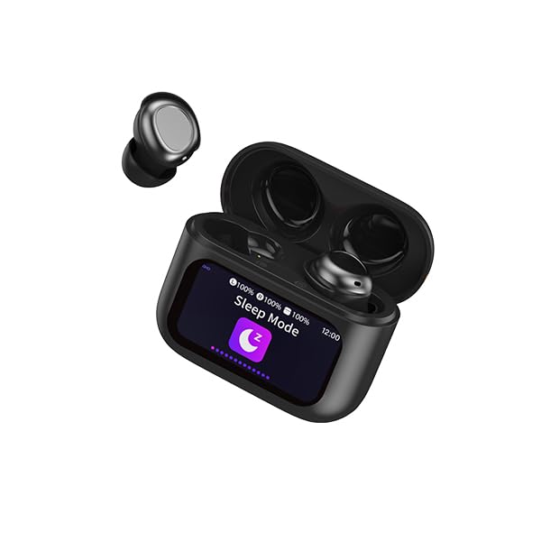 Photo 1 of ZYHKON Sleep Earbuds Bluetooth Touch Screen Sleep Headphones, Small Design Mini Sleep Earbuds for Side Sleepers with Sleep Mode, 48H Playtime Sleep Earphones Clear Calls, 5 EQ Modes