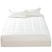 Mellanni Microplush Mattress Pad - Overfilled Mattress Topper Queen Size - 21