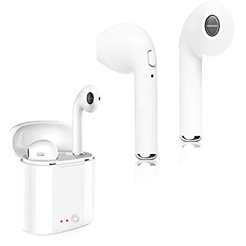 Bluetooth Headphone Wireless Bluetooth Earbuds Bluetooth Stereo Noise Canceling in-Ear Built-in Microphone Sports Headset with Portable Charger Compatible with All Bluetooth Devices …